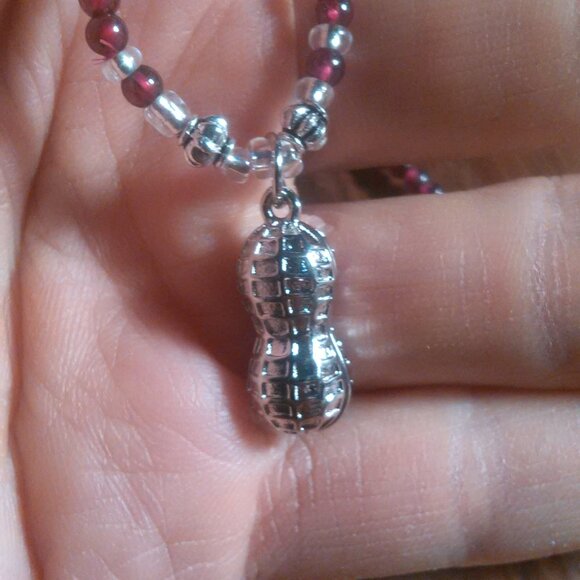 Simulated Orange Sapphire and Garnet Beaded Necklace - Picture 8 of 11